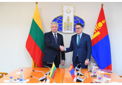 МОНГОЛ, ЛИТВЫН ГАДААД ХАРИЛЦААНЫ ЯАМ ХООРОНДЫН УЛС ТӨРИЙН 7 ДУГААР ЗӨВЛӨЛДӨХ УУЛЗАЛТ БОЛОВ