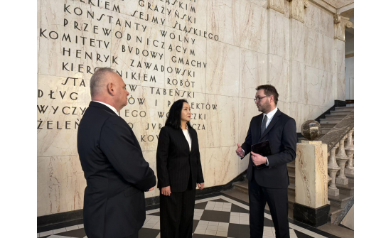 AMBASSADOR N.OYUNDARI MET WITH THE DEPUTY MARSHAL OF THE SILESIA VOIVODESHIP