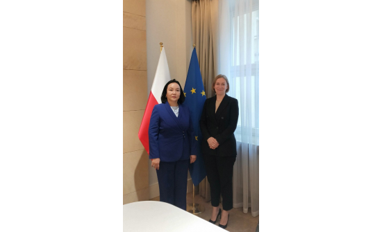 AMBASSADOR N.OYUNDARI MET WITH THE DIRECTOR OF THE GLOBAL AFFAIRS DEPARTMENT OF THE POLISH MFA