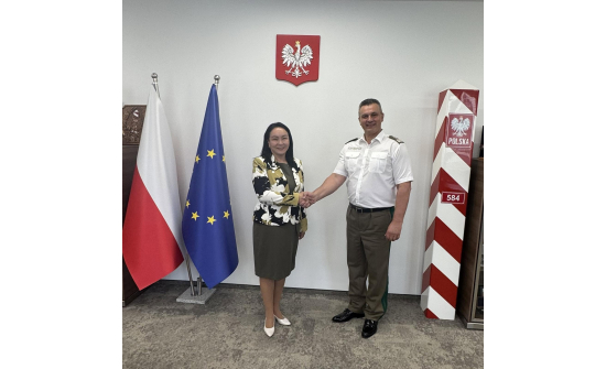 AMBASSADOR N. OYUNDARI MET WITH MAJOR GENERAL ROBERT BAGAN, COMMANDER-IN-CHIEF OF THE POLISH BORDER GUARD