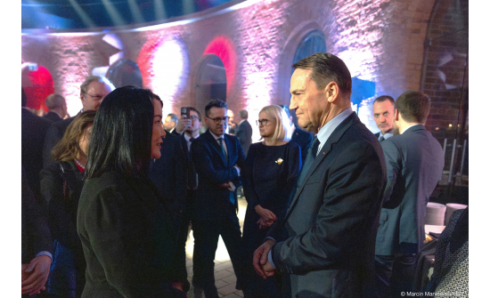 AMBASSADOR N. OYUNDARI ATTENDED THE PRE-CHRISTMAS MEETING ORGANIZED FOR THE DIPLOMATIC CORPS IN POLAND AT THE INVITATION OF H.E. MR. RADOSŁAW SIKORSKI, DEPUTY PRIME MINISTER AND MINISTER OF FOREIGN AFFAIRS OF THE REPUBLIC OF POLAND.
