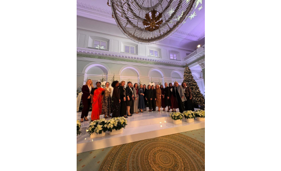 AMBASSADOR N.OYUNDARI ATTENDED A PRE‑CHRISTMAS EVENT ORGANIZED FOR FEMALE AMBASSADORS AND AMBASSADORS’ SPOUSES IN POLAND AT THE INVITATION OF THE FIRST LADY OF THE REPUBLIC OF POLAND, MRS. MARTA NAWROCKA.