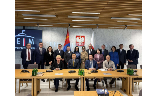 МОНГОЛ, ПОЛЬШИЙН ПАРЛАМЕНТЫН БҮЛГИЙН ДАРГА Ж.ЗОЛЖАРГАЛ ТЭРГҮҮТЭЙ ТӨЛӨӨЛӨГЧИД МИРОСЛАВ МАЛИШЕВСКИТЭЙ УУЛЗАВ.