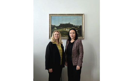 AMBASSADOR N.OYUNDARI MET WITH DR. RŪTA KAČKUTĖ, GENERAL DIRECTOR OF THE LITHUANIAN NATIONAL MUSEUM