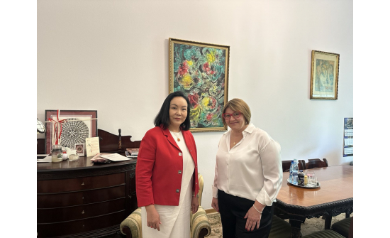 ЭЛЧИН САЙД Н.ОЮУНДАРЬ БНПУ-ЫН СОЁЛ, ҮНДЭСНИЙ ӨВИЙН ЯАМНЫ ГАДААД ХАМТЫН АЖИЛЛАГААНЫ ГАЗРЫН ДАРГАТАЙ УУЛЗАВ