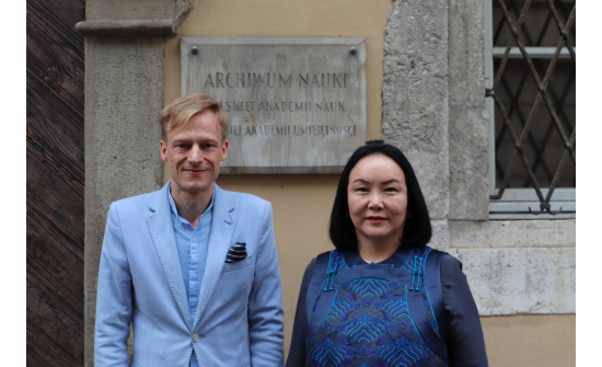 AMBASSADOR N.OYUNDARI MADE A VISIT TO THE ARCHIVE OF SCIENCE OF POLISH ACADEMY OF SCIENCES (PAN) AND POLISH ACADEMY OF ARTS AND SCIENCES (PAU) IN KRAKOW