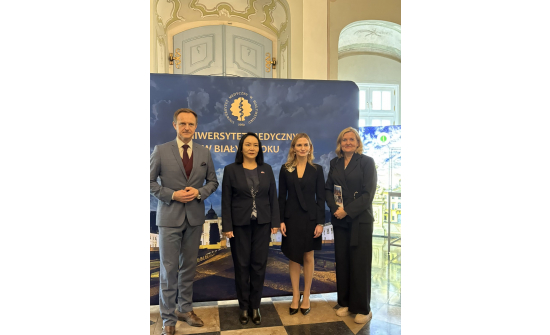 AMBASSADOR N.OYUNDARI MET WITH THE RECTOR OF THE MEDICAL UNIVERSITY OF BIAŁYSTOK