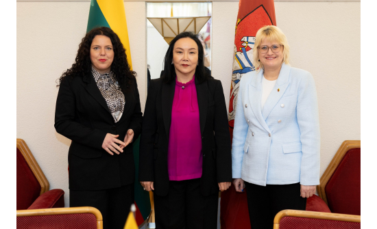 AMBASSADOR N.OYUNDARI MET WITH MS. MODESTA PETRAUSKAITĖ, MEMBER OF THE SEIMAS (PARLIAMENT) OF THE REPUBLIC OF LITHUANIA AND VICE-CHAIR OF THE PROVISIONAL WOMEN’S GROUP.