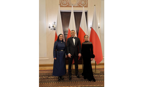 AMBASSADOR N.OYUNDARI TAKES PART IN THE POLISH PRESIDENT'S NEW YEAR RECEPTION