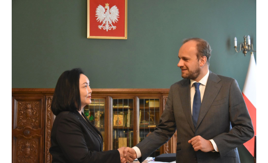 AMBASSADOR N.OYUNDARI MET WITH THE DEPUTY VOIVIDE OF THE MAŁOPOLSKA REGION