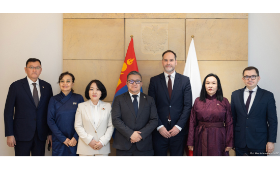 CHAIR OF THE MONGOLIAN–POLISH PARLIAMENTARY GROUP MR. J. ZOLJARGAL MET WITH DEPUTY MINISTER OF FOREIGN AFFAIRS OF THE REPUBLIC OF POLAND MR.IGNACY NIEMCZYCKI.